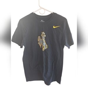 Nike Black and Yellow Wyoming Cowboy Tee
